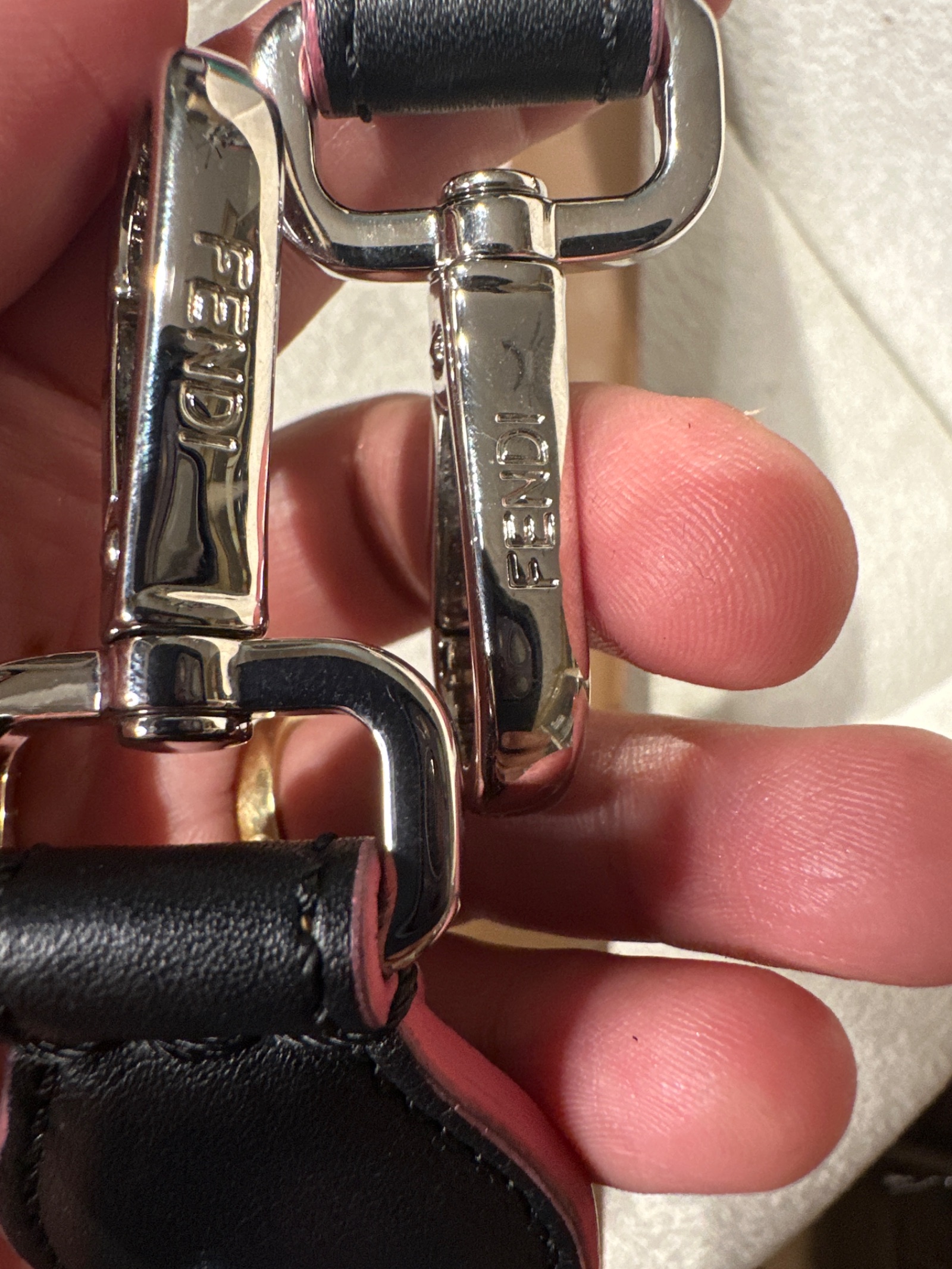Fendi Strap You Multicolor Studded Shoulder Strap — photo 5