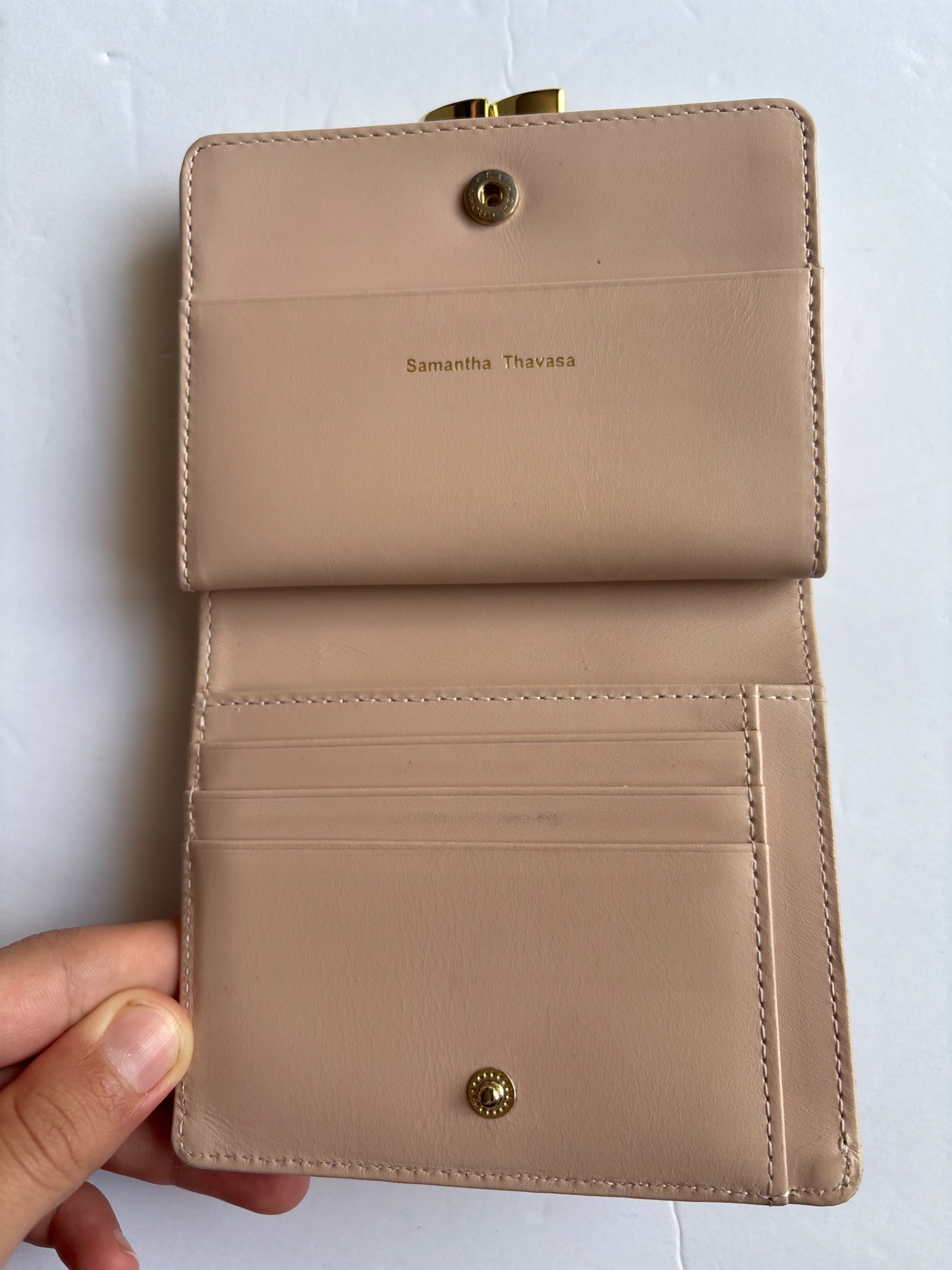 Samantha Thavasa Beige Wallet — photo 3