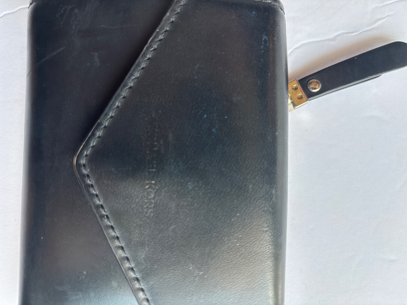 Michael Kors Jet Set Travel Black Leather Wallet — photo 2
