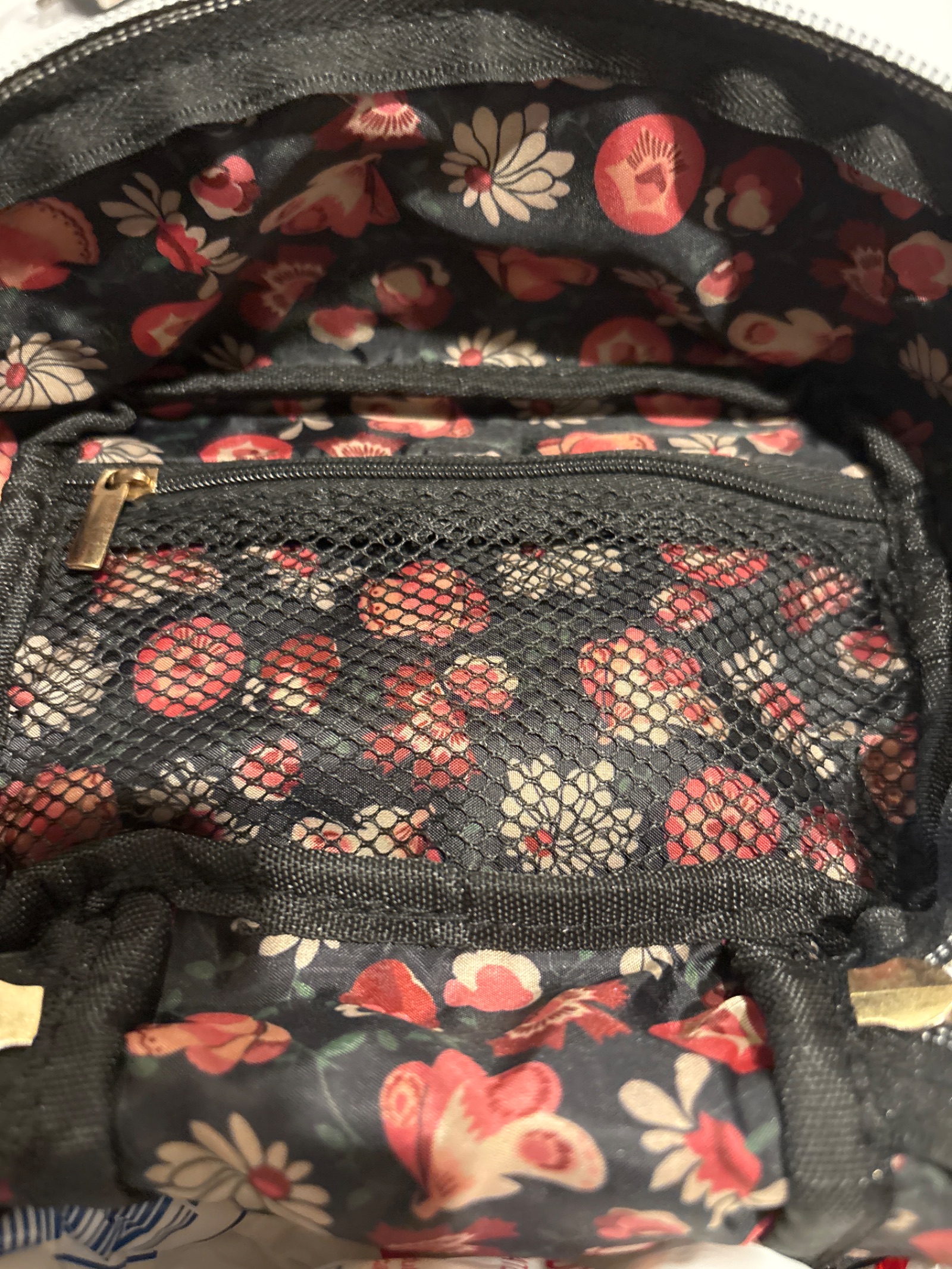 Anna Sui Black Leather Cosmetic Bag — photo 6