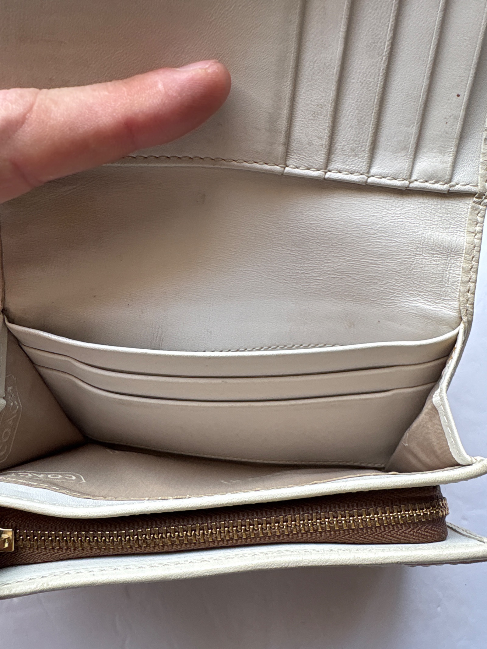 Coach Signature Canvas and Leather Wallet — photo 5