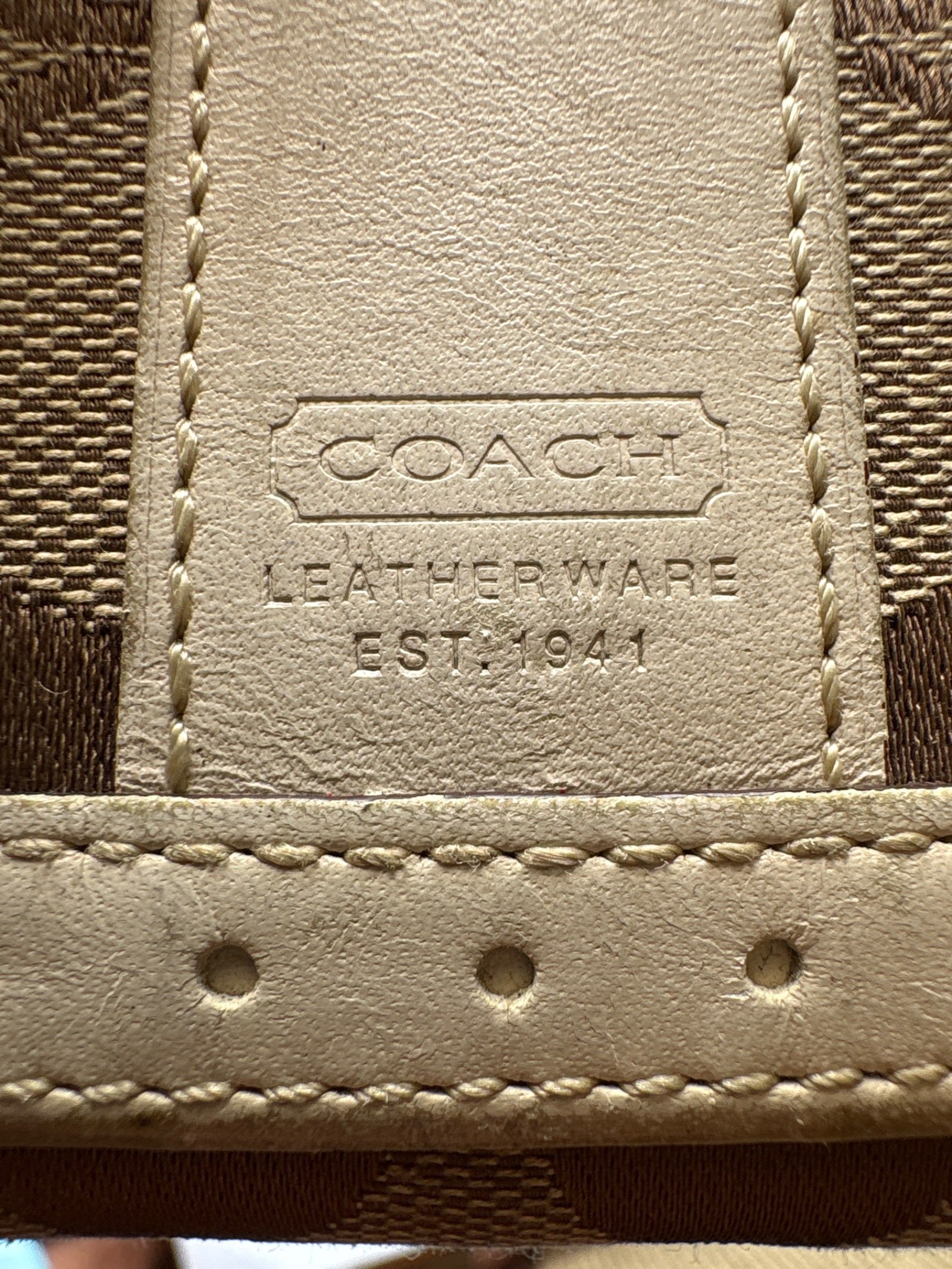Coach Signature Canvas and Leather Wallet — photo 7