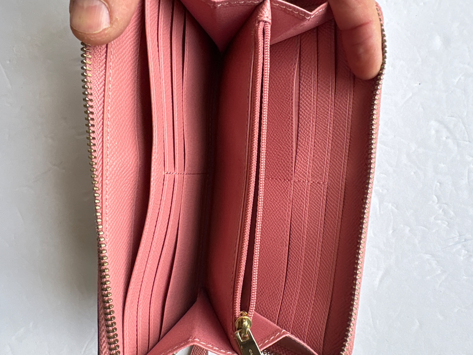 Coach Signature Floral Print Zip Around Wallet — photo 5