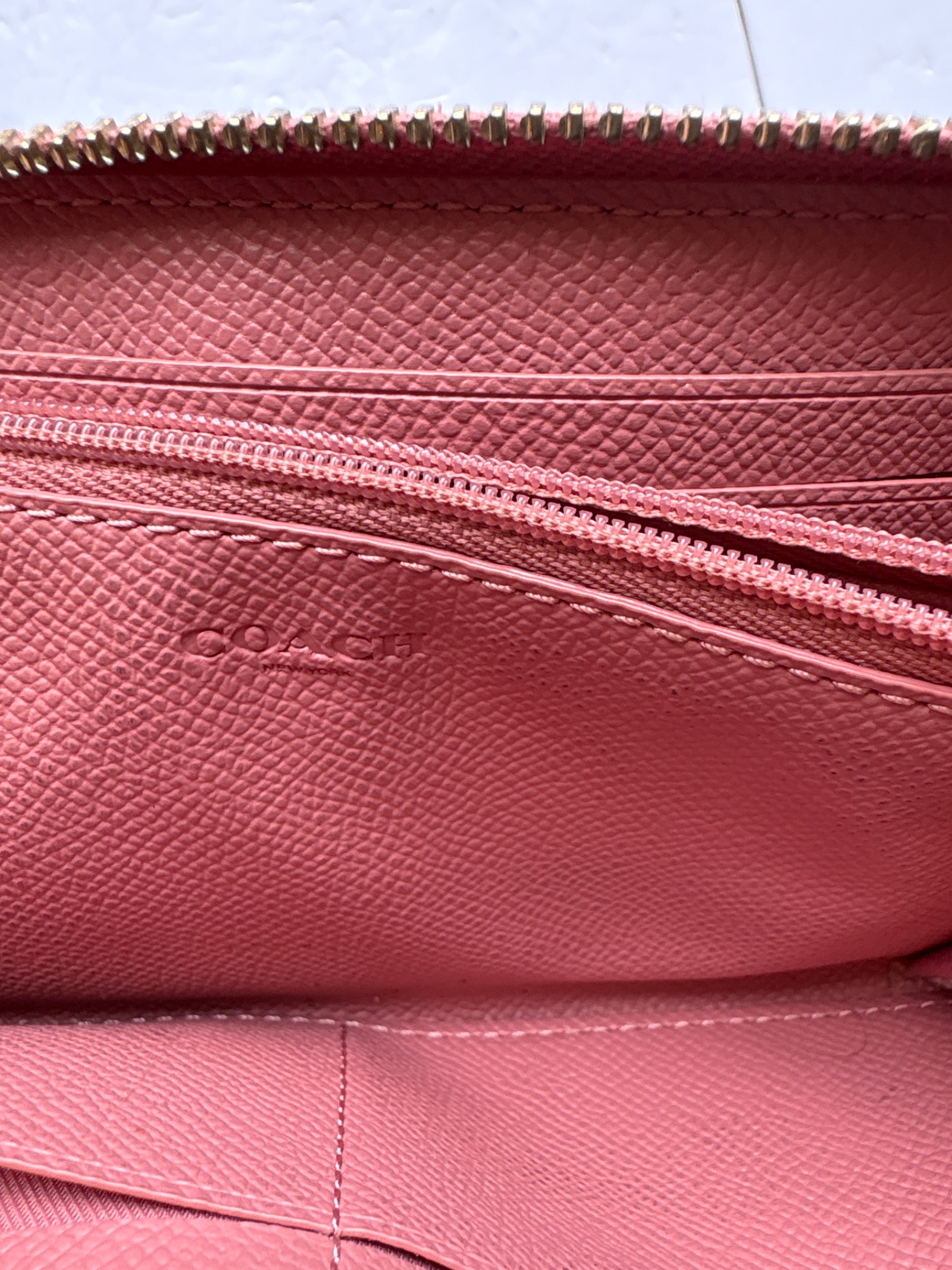 Coach Signature Floral Print Zip Around Wallet — photo 7