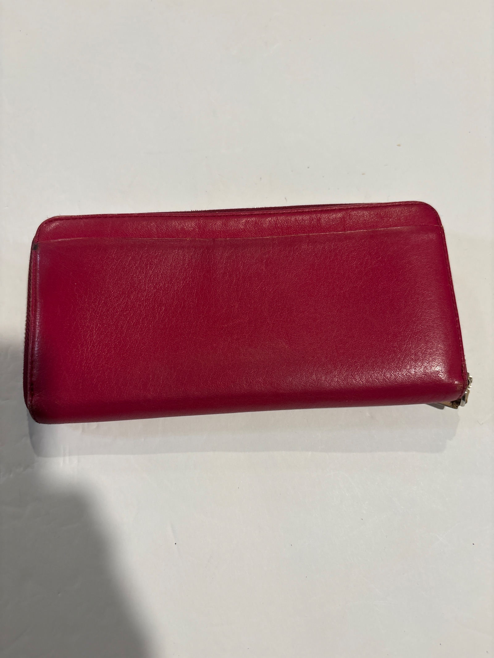 Paul Smith Red Leather L-Zip Around Long Wallet — photo 3