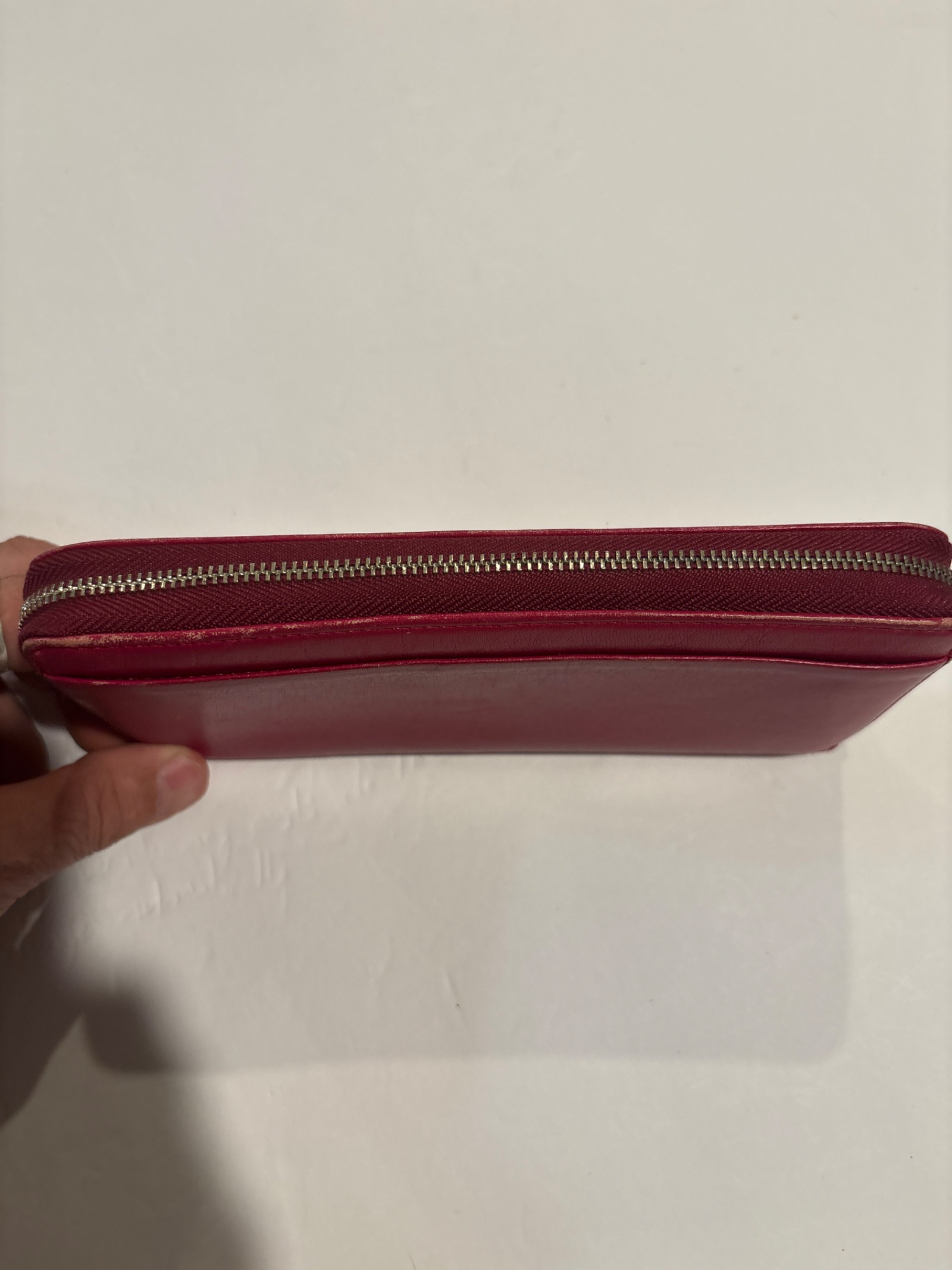 Paul Smith Red Leather L-Zip Around Long Wallet — photo 4
