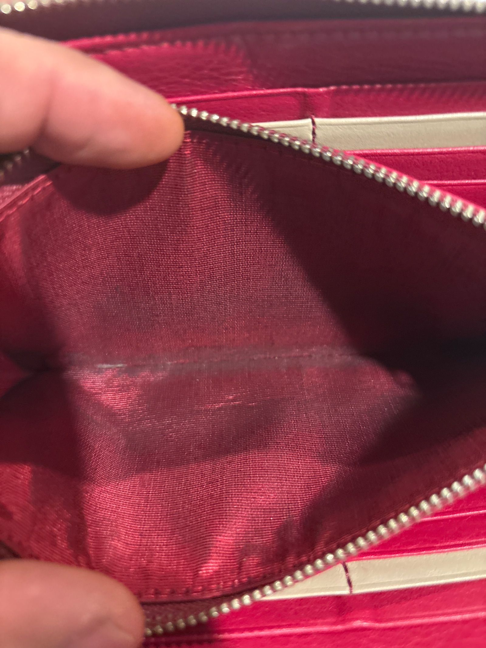 Paul Smith Red Leather L-Zip Around Long Wallet — photo 7