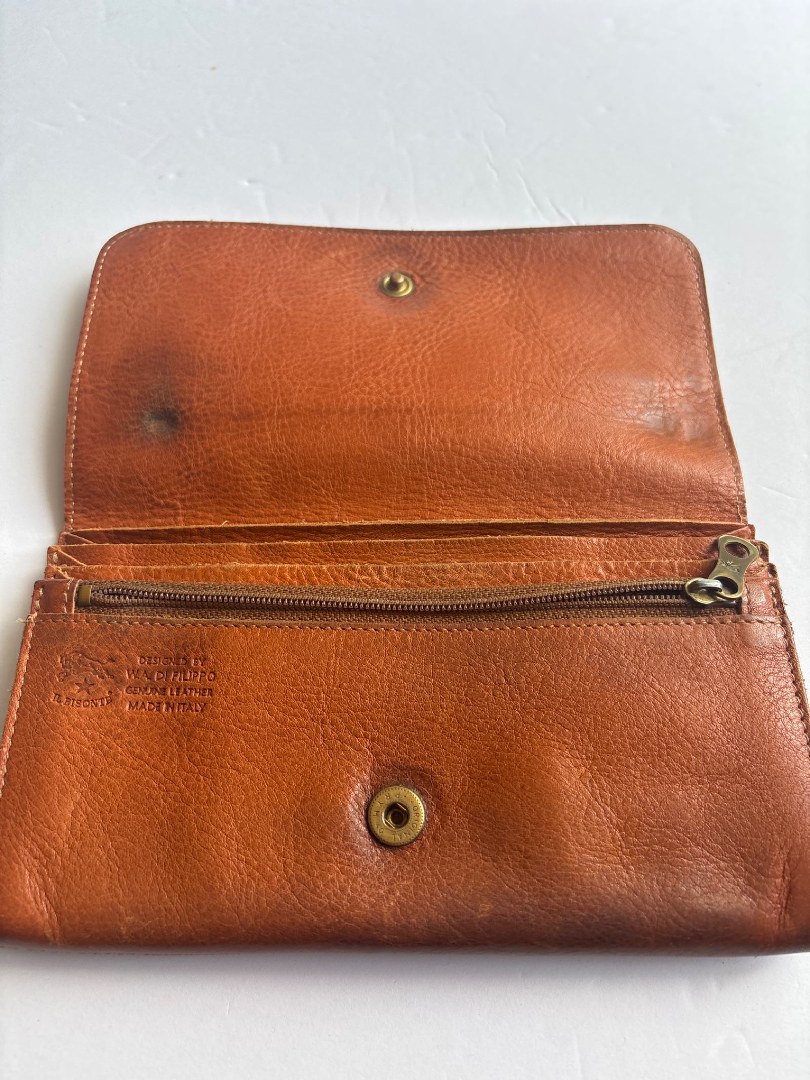 Il Bisonte Long Leather Wallet — photo 4