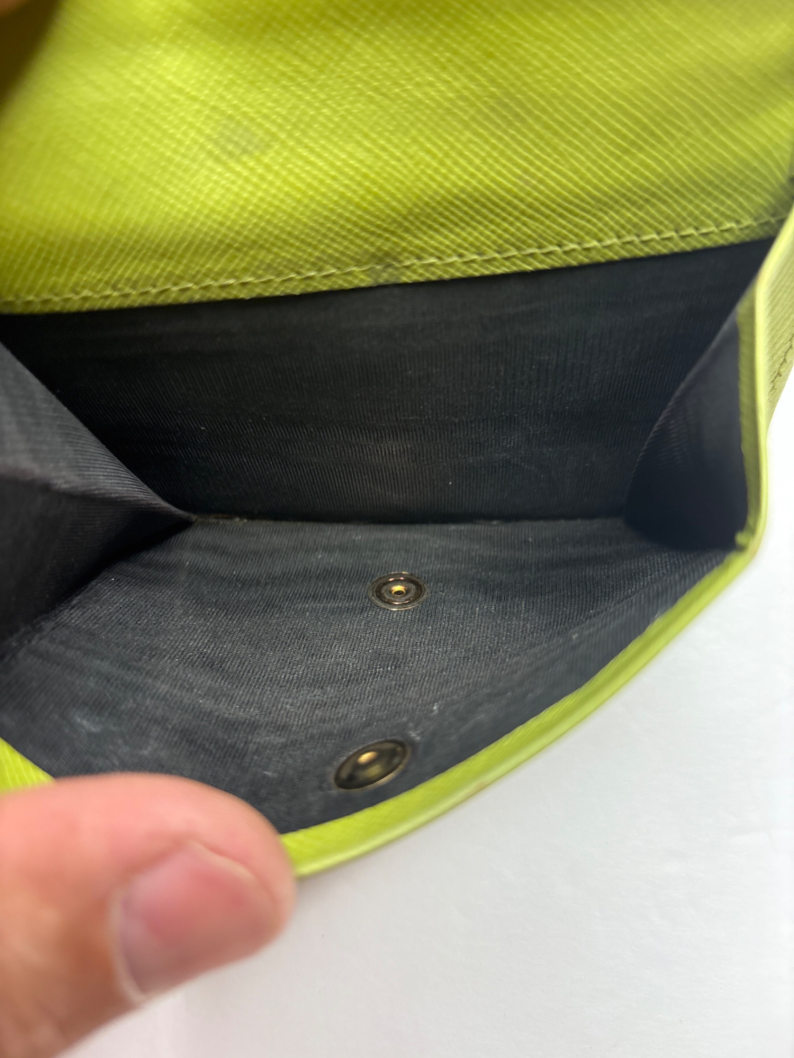 Prada Nylon Wallet in Green — photo 7