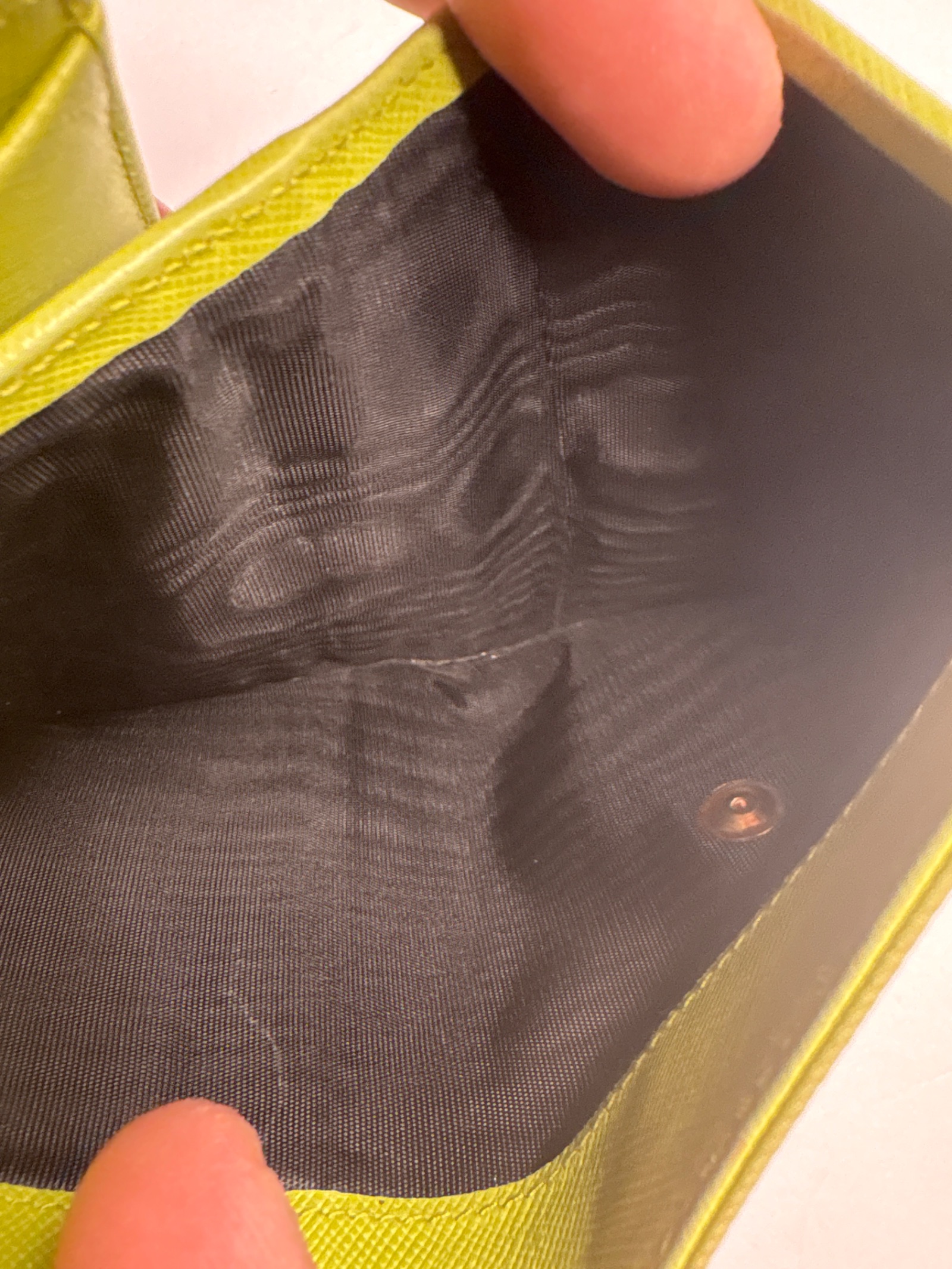 Prada Nylon Wallet in Green — photo 8