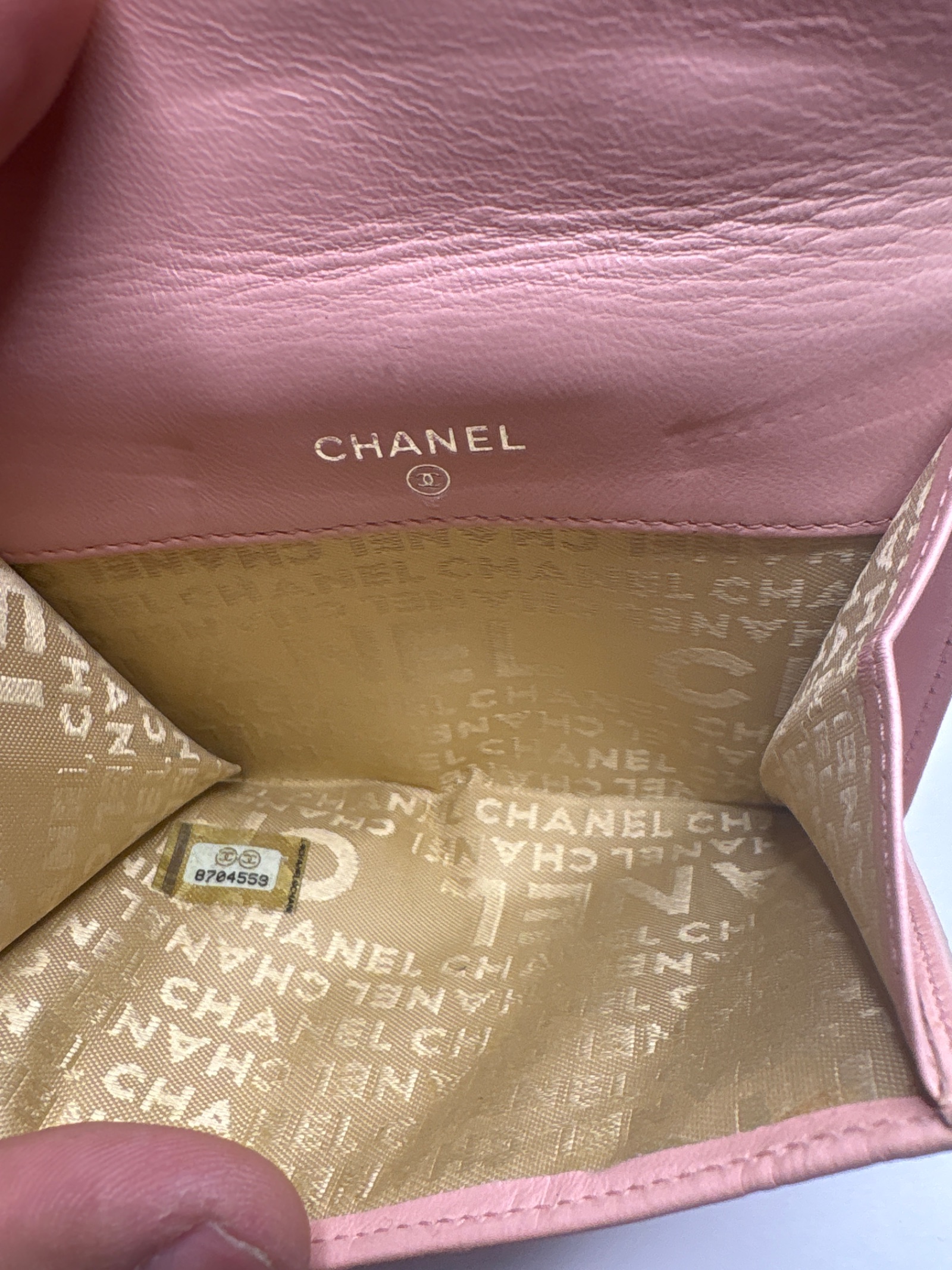Chanel Cambon Ligne Pink Leather Wallet — photo 5