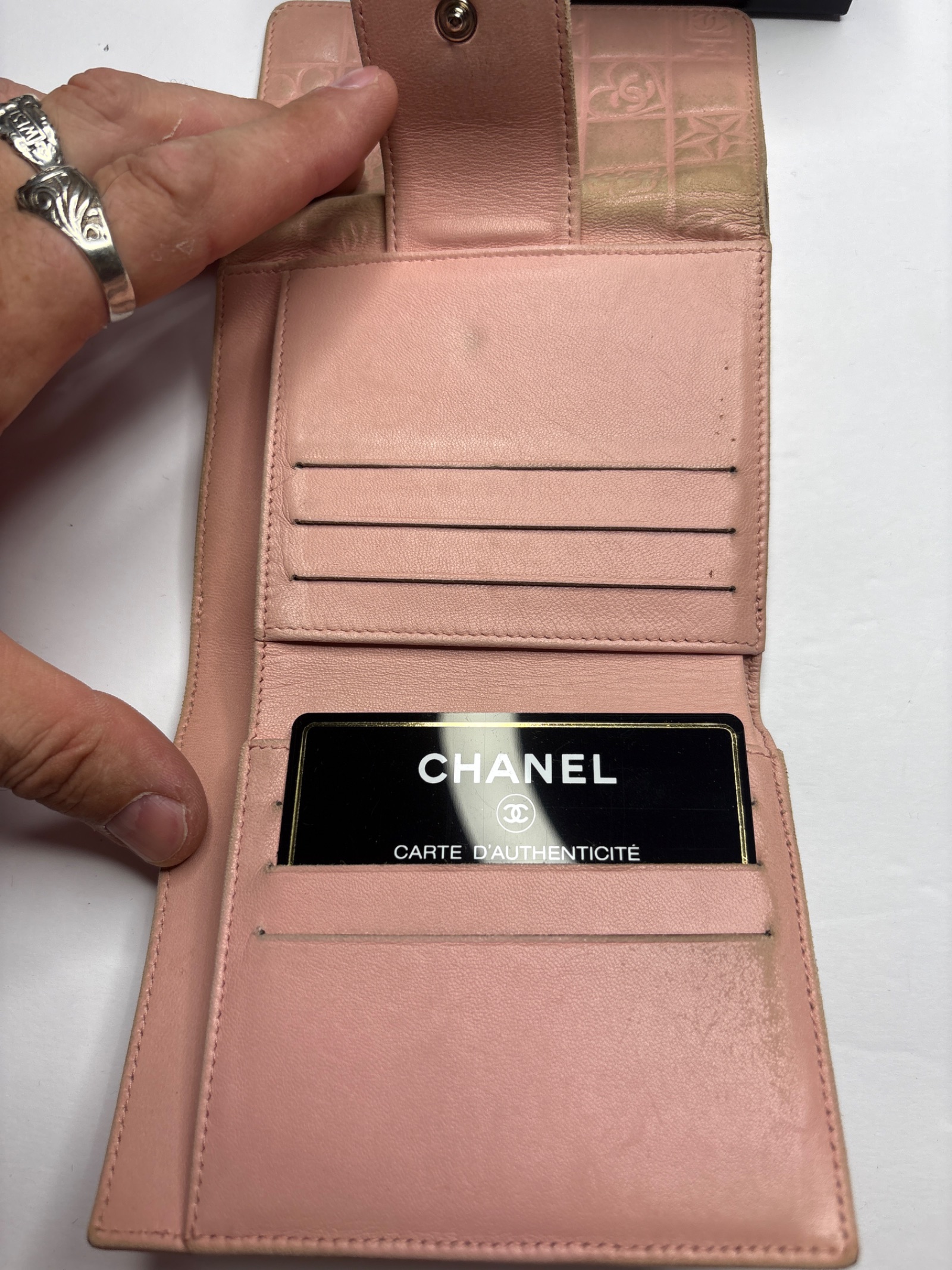 Chanel Cambon Ligne Pink Leather Wallet — photo 6
