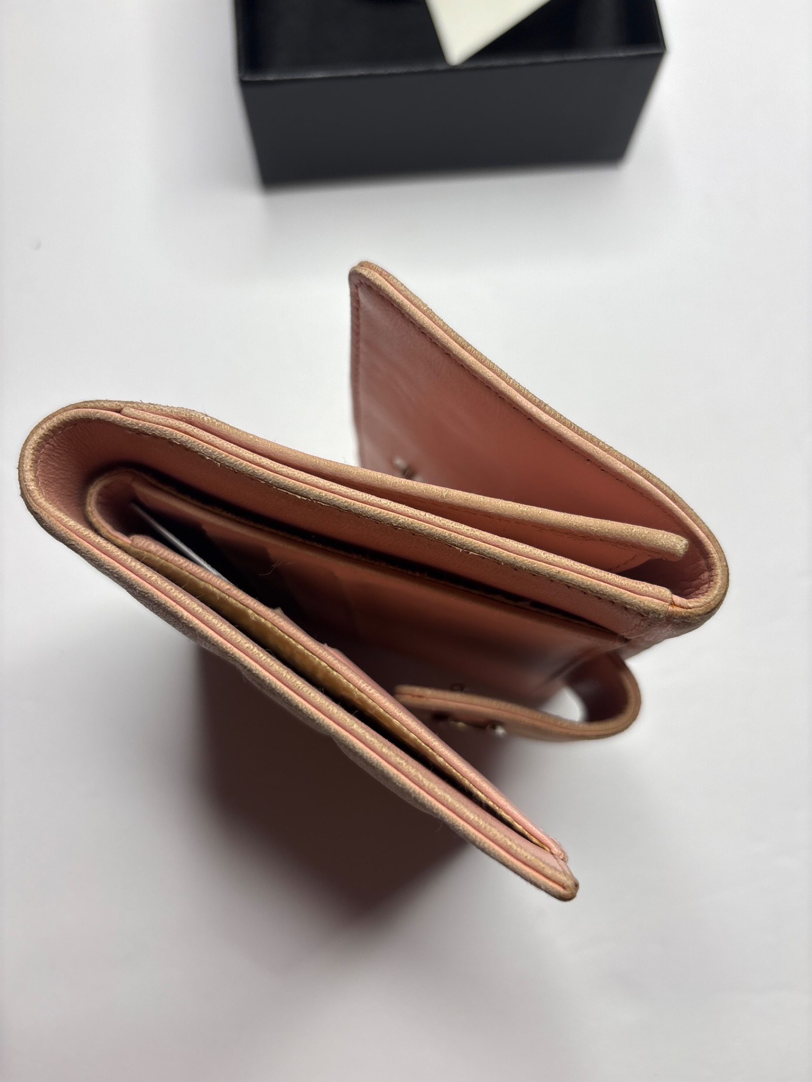 Chanel Cambon Ligne Pink Leather Wallet — photo 9