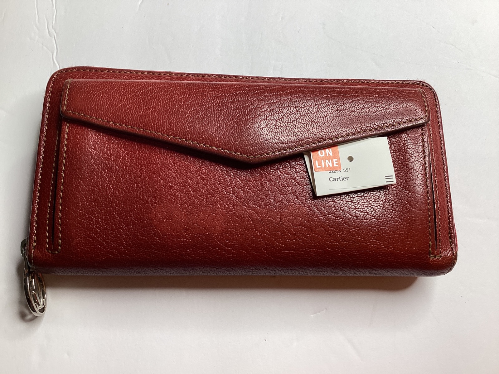 Cartier Red Leather Wallet — photo 2