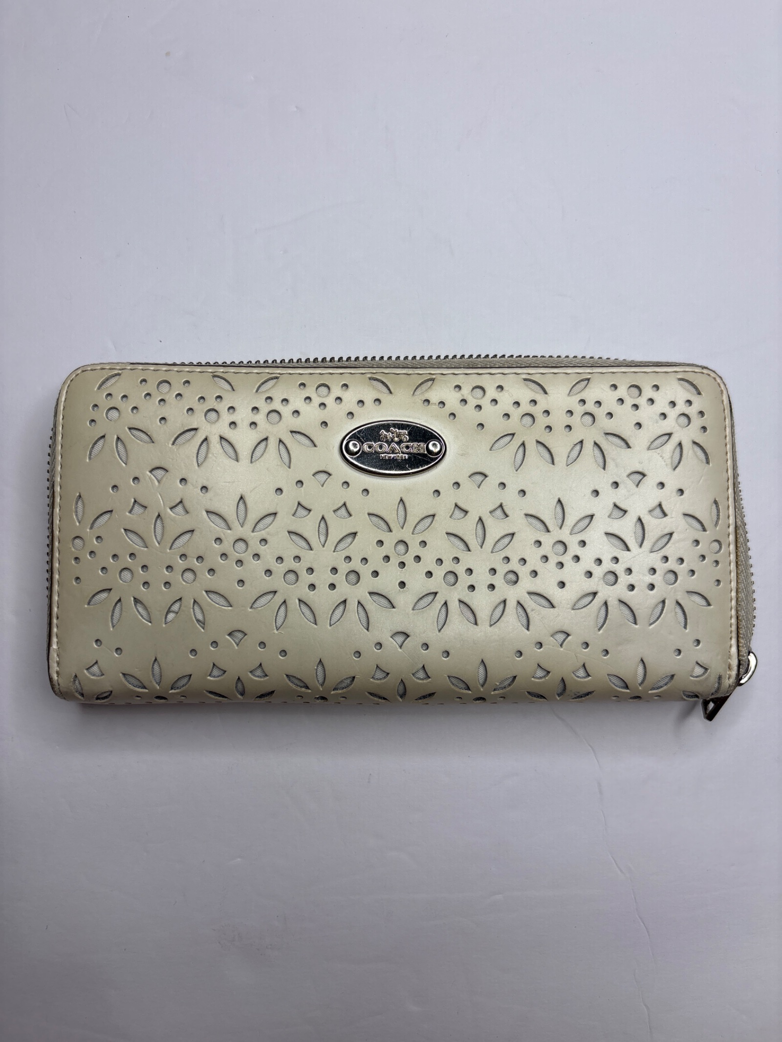 Coach Laser Cut Accordion Zip Wallet — photo 2