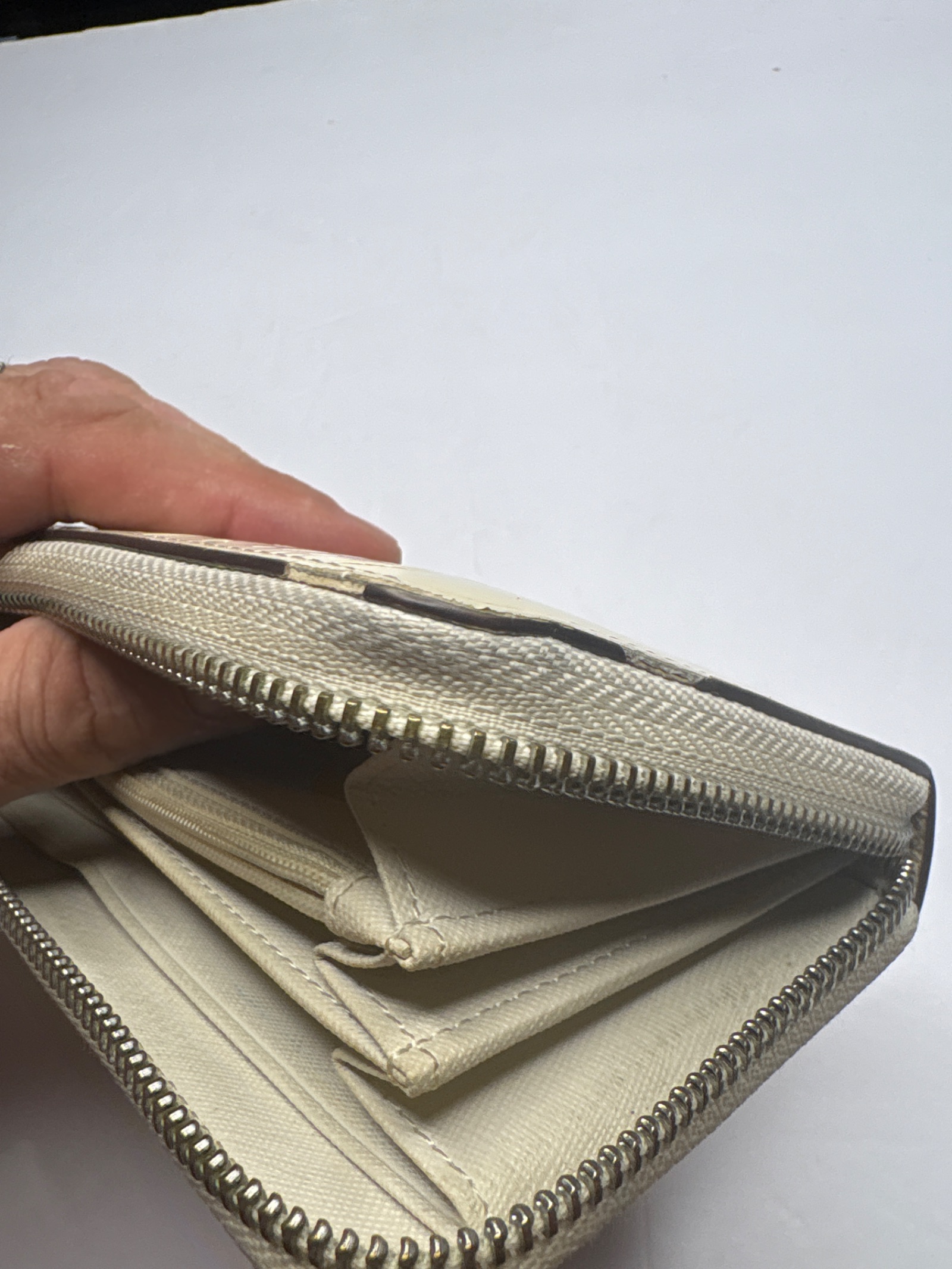 Coach Laser Cut Accordion Zip Wallet — photo 8