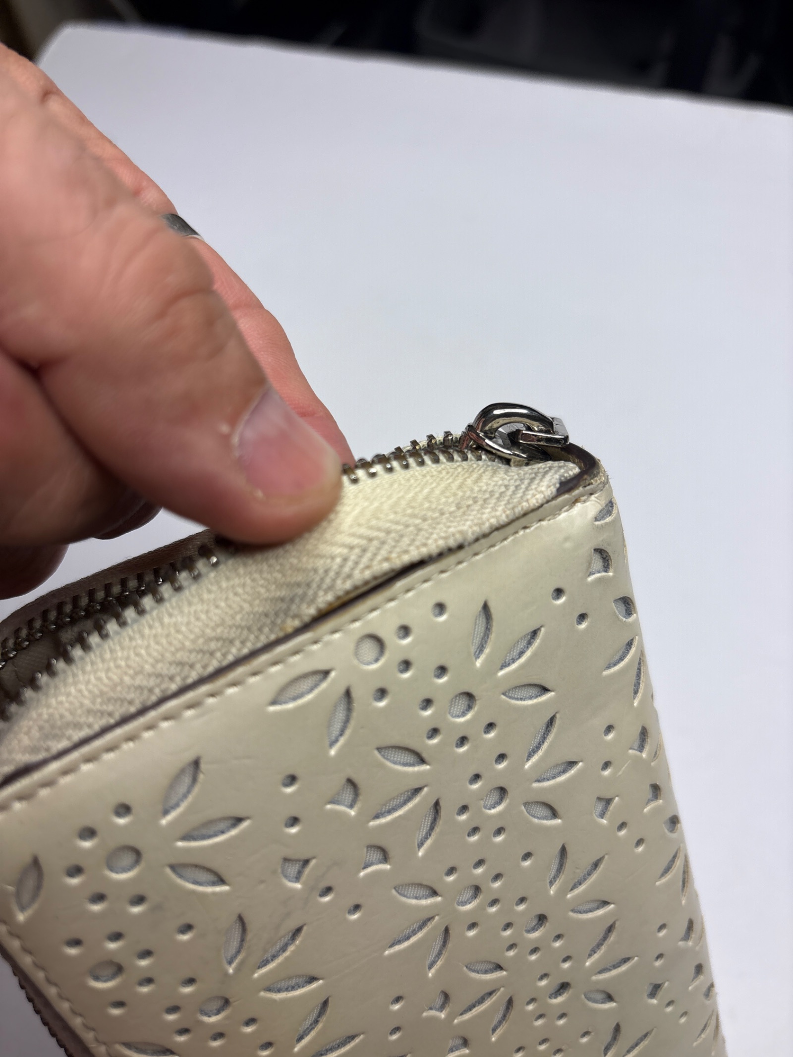 Coach Laser Cut Accordion Zip Wallet — photo 9